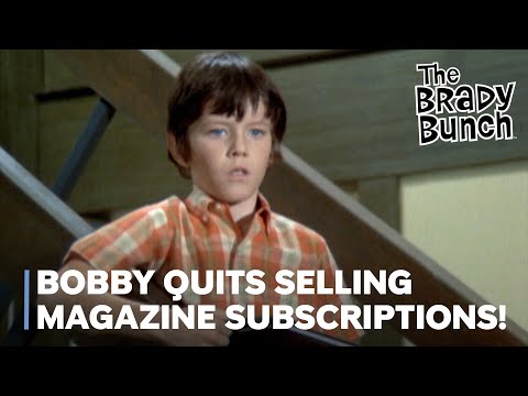 Bobby Brady Quits Selling Magazine Subscriptions