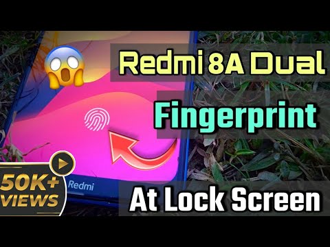 How To Set Fingerprint Lock In Redmi 8A Dual || how to set fingerprint in redmi 8,8A,9A,9i etc.