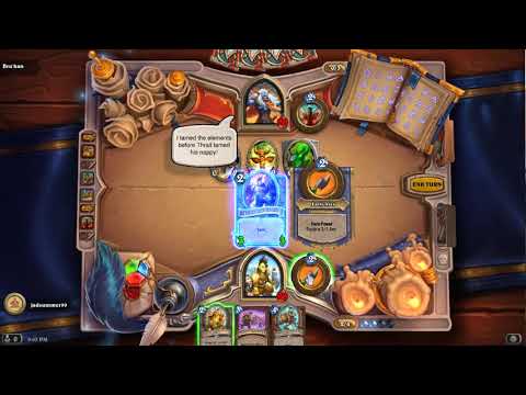 Hearthstone: Book of Mercenaries (Rokara vs Bru'kan) Challenge 1/8 The Five Lessons