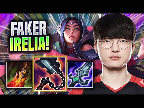 FAKER DOMINATING WITH IRELIA! - T1 Faker Plays Irelia MID vs Vex! | Season 2022