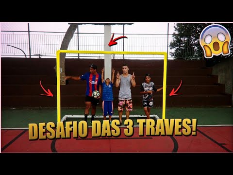 DESAFIO DAS 3 TRAVES 😃⚽
