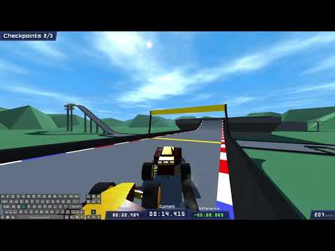 PolyTrack  track 1 Former WR in 22.433  with inputs