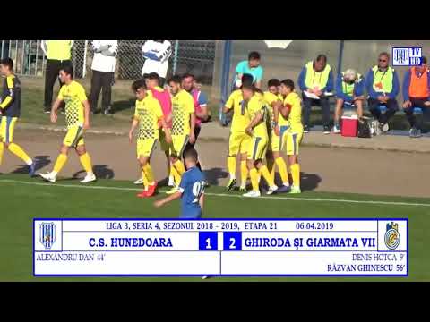C.S. HUNEDOARA - GHIRODA ŞI GIARMATA VII (2:3) 06.04.2019