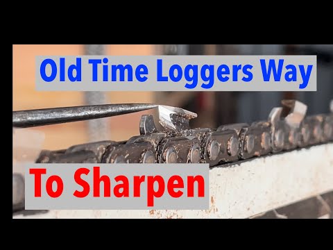 How to Hand File Sharpen Square Ground Chisel Chainsaw Chain