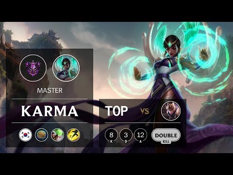 Karma Top vs Quinn - KR Master Patch 9.20