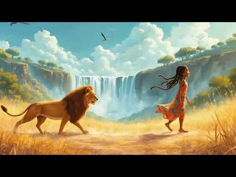 🦁 Le Lion – Comptine africaine pour enfants (Français & Wolof) | Les Petits Tambours