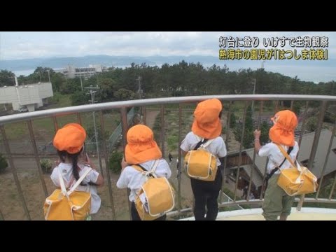 YouTube Video 静岡・熱海市の園児たちが「はつしま体験」 伊勢エビやウツボを観察して初島の一日を楽しんだ