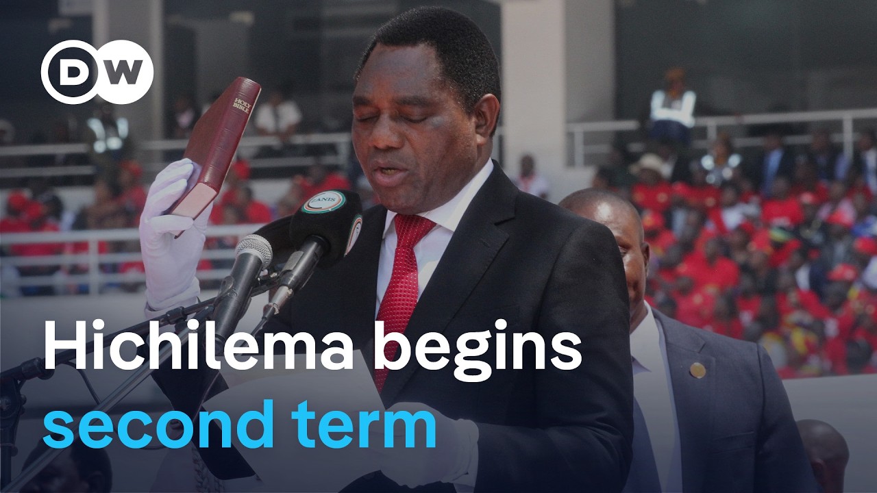 Zambia's President Hichilema sworn in for second term after disputed election