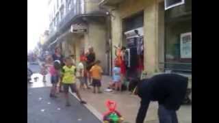 preview picture of video 'My friend Ludo street artist real artist in Sarlat from my heart via wifi Eder'