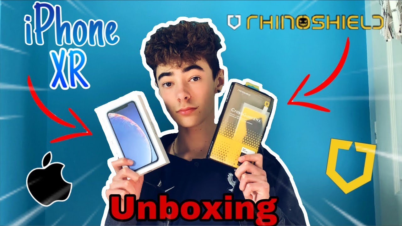 UNBOXING DE L’IPHONE XR+PROTECTION RHINOSHIELD!!😍