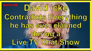 David icke contradicts everything he has ever claimed during Live TV chat show on 14th March 2013