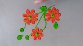 Attractive, Tricky Easy and Quick Rangoli Design for everyday || Daily Rangoli ||