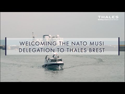 Welcoming the NATO MUSI Delegation to Thales Brest - Thales