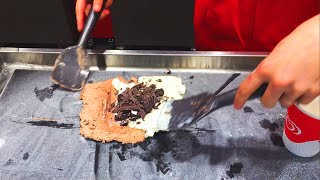 Fried Ice Cream - roll out in Germany | Vanilla, Chocolate &amp; Oreo mixed in a Cold Stone Creamery
