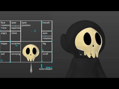 face rig on Blender (wip)