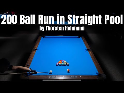200 Ball Run in Straight Pool