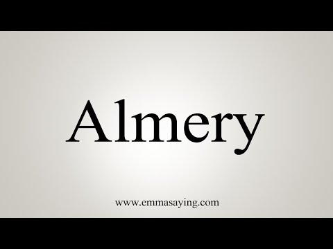 How To Say Almery