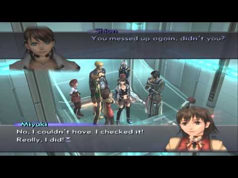 Xenosaga III HD Cutscene 076 - Elevator in motion (CAT Testing Ground) - JAPANESE - REGULAR MODE