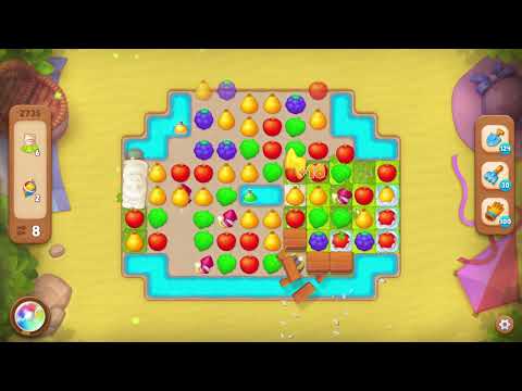 Gardenscapes 2735 Level - 19 moves - NO BooSTERS