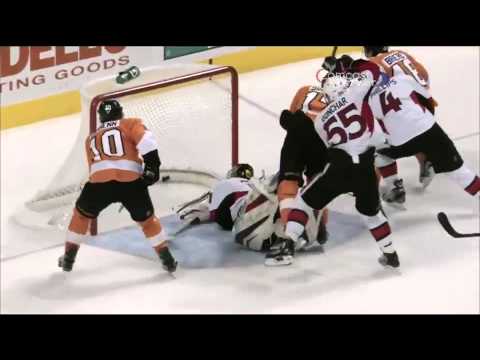 NHL Hat-Trick: Danny Briere Overtime Winner vs Ottawa - Flyers CSN