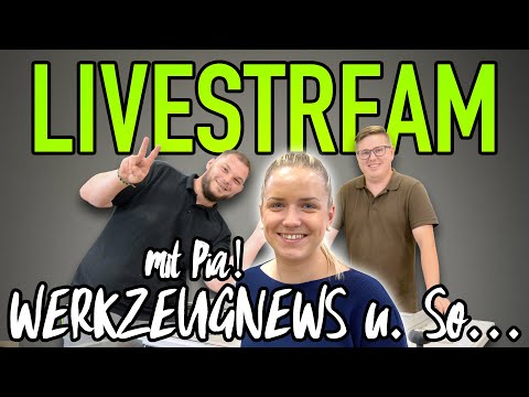 ⭐️ LIVESTREAM mit Valentin & Mike + PIA - Werkzeugnews - Mikes Toolshop