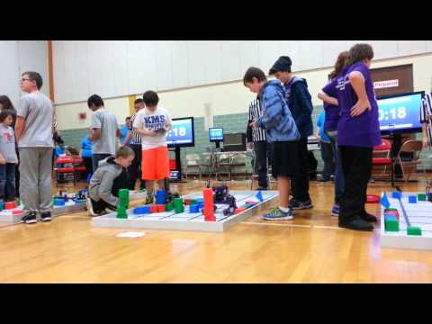 VEX IQ Highrise tournament at Warren Feb '15 with Team 10256 & 323V