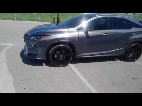 877-544-8473 22 Inch KMC KM685 District All Black Wheels 2016 Lexus RX Review Free Shipping Call us!