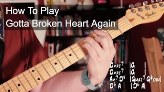 &#39;Gotta Broken Heart Again&#39; Prince - Chords, Bass and Guitar Solo