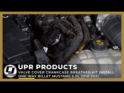 2018-2023 Mustang Install | UPR Valve Cover Crankcase Breather