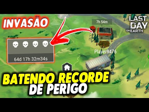 BATENDO RECORDE DE PERIGO NA INVASÃO - Last Day On Earth