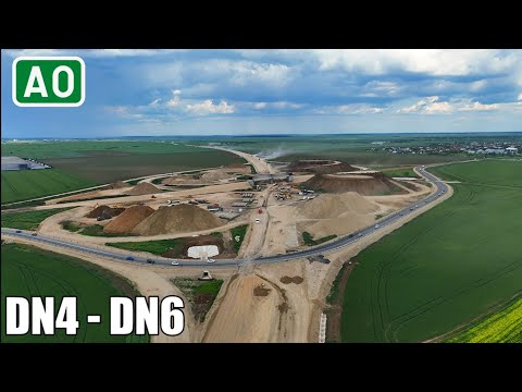 AUTOSTRADA A0 Sud | De la Nod rutier DN4 la Nod rutier DN6 | Stadiu lucrari 23.05.2023