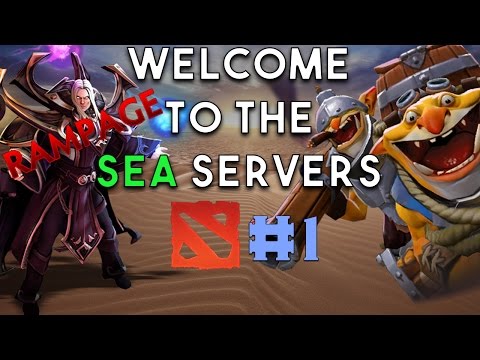DOTA 2 | WELCOME TO THE SEA SERVERS #1