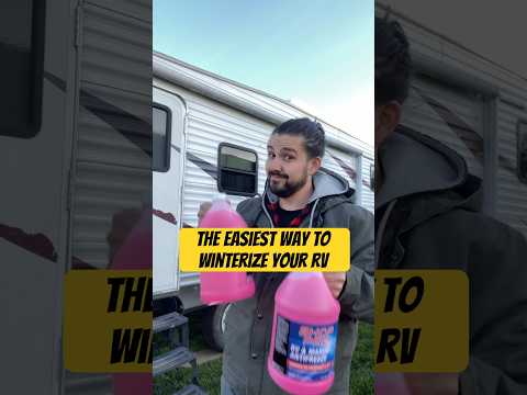 This is THE EASIEST WAY to WINTERIZE YOUR RV! 5 STEPS #rvlife