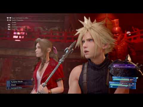 Final Fantasy VII Remake - Chapter 9 Hell House Boss Battle (Hard Mode)