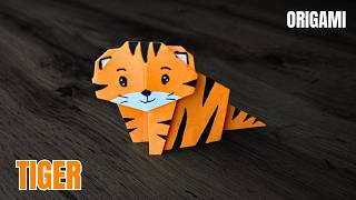 How to Make Origami Tiger Easy Tutorial | DIY Origami Tiger Easy Step by Step for Beginners Friendly