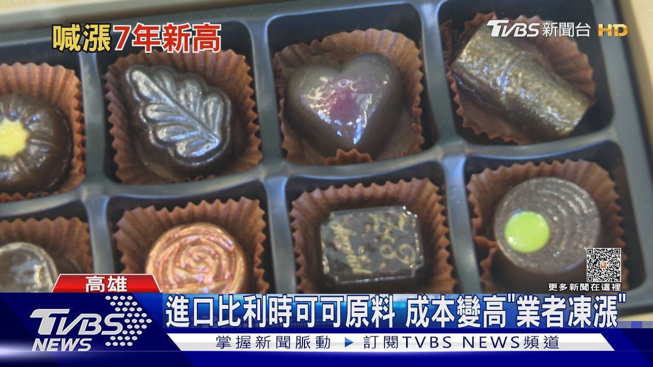 巧克力控注意!國際可可豆飆7年新高 巧克力製品恐怕會變貴