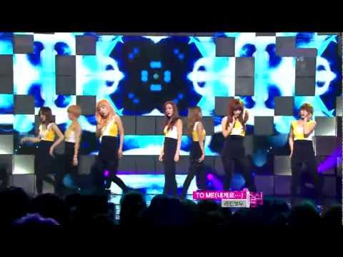 110423 Rainbow - To Me, LIVE @ Music Core