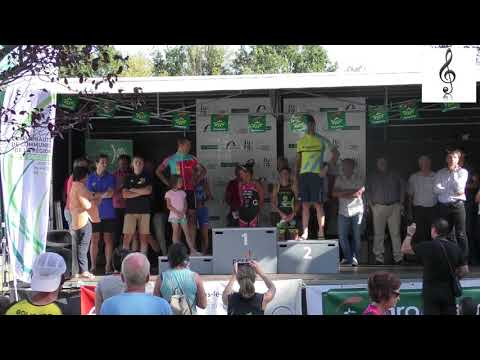 Triathlon de Vouglans 2018 : Remise des prix du Half Ironman avec les interviews ...