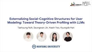 [CIKM '25] Externalizing Social-Cognitive Structures for User Modeling: Toward Theory-Driven Profili