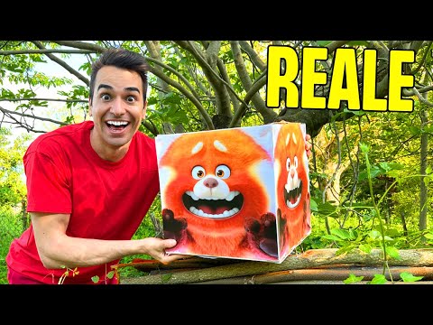 APRO I LUCKY BLOCK DI TURNING RED SU MINECRAFT NELLA VITA REALE