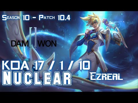 DWG Nuclear EZREAL vs MISS FORTUNE ADC - Patch 10.4 KR Ranked