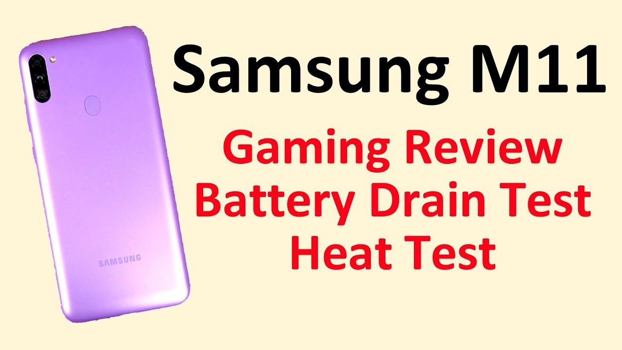Samsung M11 Gaming Review, Battery Drain Test, Heat Test