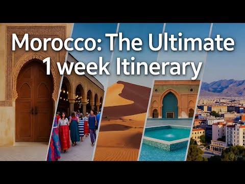 Plan Morocco in 3 minutes: Ultimate 7 day guide