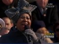 Aretha Franklin sings at President Barack Obama's 2009 Inauguration (C-SPAN)