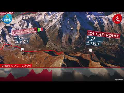 UTMB® 2018 3D route preview