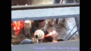 preview picture of video 'Japanese Swordsmithing in OKAYAMA'