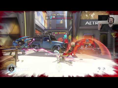 Overwatch Beta gameplay pt19 - Mystery Hero Playlist: This is Wild!