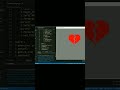 😲I was Created Broken heart💔 using python
