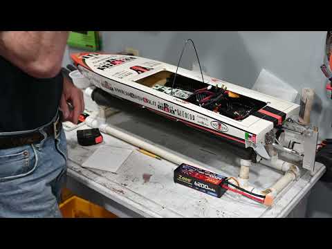 Shop Talk  TFL Smash Shark RC Boat Rebuild.
