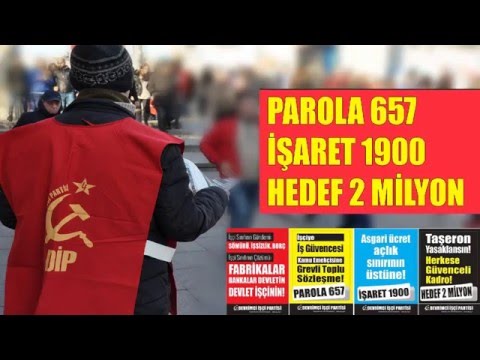 Parola 657! İşaret 1900! Hedef 2 Milyon! 